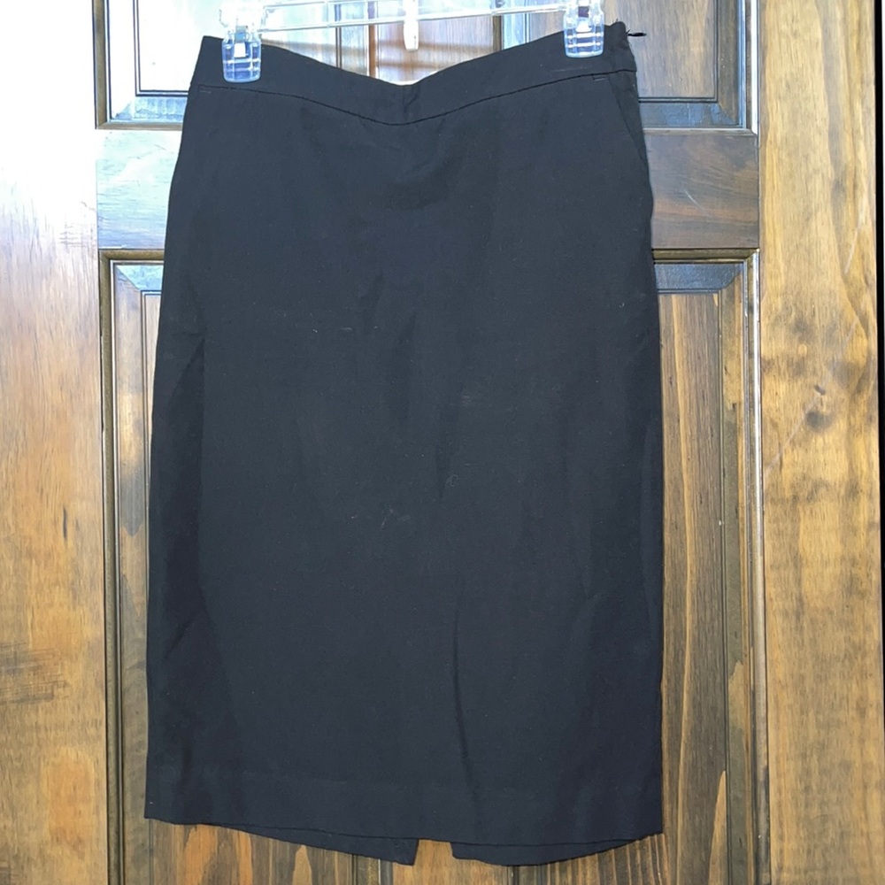 Black pencil skirt